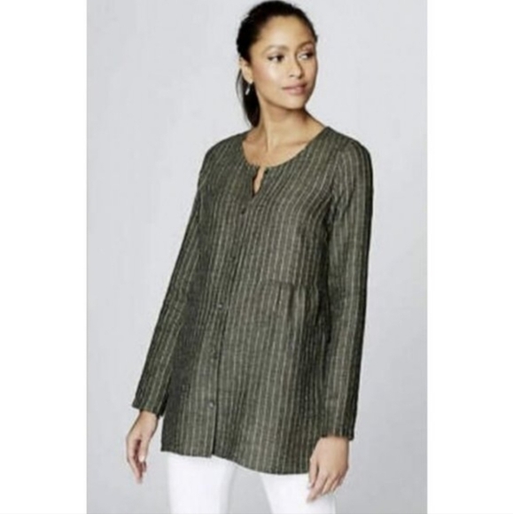 Pure J. JILL linen button down - Picture 6 of 8